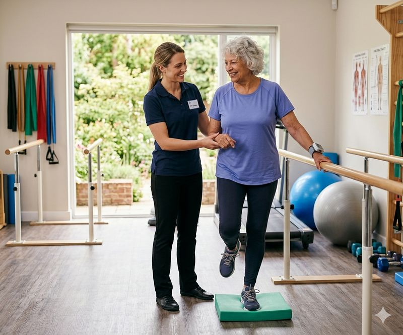 Physical therapy session at Westpark a Waters Community